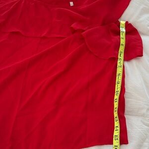 Source Unknown Red Women's Blouse